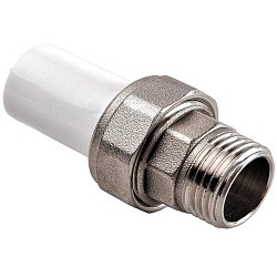  Муфта ПП разьемная 40-1'' PN 25 белая РВК 20551 (930659134) со склада Проконсим в Самаре