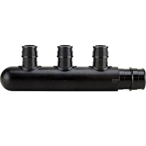 Коллектор PPSU для PEX труб 25х16х25 PN 10 OP под надвижную гильзу 3 выхода ONE PLUS купить в Самаре | "Проконсим"