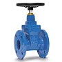 Задвижка чугунная DN 500 PN 10 с обрезиненным клином EPDM до 80гр. FAF 6010500