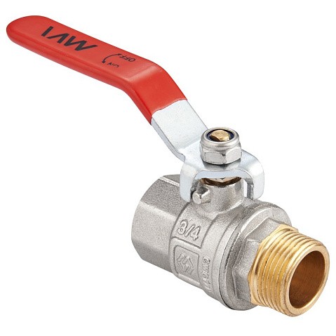 Краны латунные шаровые DN 15-50 PN 40 никелированные рычаг муфта-штуцер MVI BV.512 купить в Самаре | "Проконсим" Краны латунные шаровые DN 15-50 PN 40 никелированные рычаг муфта-штуцер MVI BV.512 купить в Самаре | "Проконсим"