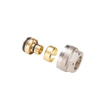 Фитинг обжимной для ПЭ и МП-трубы (евроконус) MVI 3/4'' 16x2.2 купить в Самаре | "Проконсим"