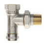 Клапан радиаторный настроечный DN 15-20 PN 10 угловой никелированный под шестигранник РИДАН купить в Самаре | "Проконсим"