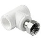 Тройник комбинированный ПП 20-3/4'' PN 25 с накидной гайкой белый Pro Aqua PA29110 купить в Самаре | "Проконсим"