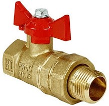 Краны латунные шаровые 11Б27фт1М DN 15-32 PN 40 бабочка-американка Valfex.230 Standart ГОСТ Р 59553 купить в Самаре | "Проконсим"