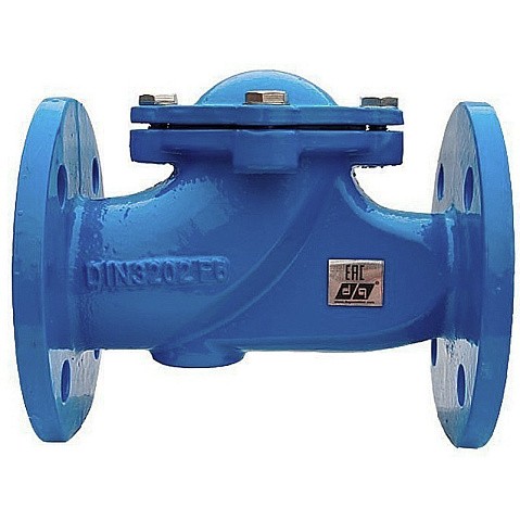Клапаны обратные шаровые DN 40-500 PN16 чугунные фланцевые до 80гр. КНР купить в Самаре | "Проконсим"