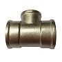Тройник латунный никелированный DN 20-15-20 PN 40 муфта-муфта-муфта переходный купить в Самаре | «Проконсим»