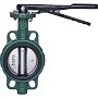 Затвор дисковый поворотный DN 150 PN 16 межфланцевый с диском из чугуна уплотнение-EPDM ручной GALA Тип.2302H-L купить в Самаре | "Проконсим"