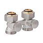 Узел нижнего подключения MVI TR.410.0505 DN 20 PN 10 прямой двухтрубный вентильного типа 20-3/4'' под евроконус, муфта купить в Самаре | "Проконсим"