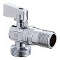 Кран латунный шаровой угловой MVI BV.463 DN 15-20 PN 10 штуцер бабочка купить в Самаре | "Проконсим"