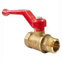 Краны латунные шаровые 11Б27фт1М DN 15-20 PN 25 рычаг муфта-штуцер Valfex Optima.215.LOR1 купить в Самаре | "Проконсим"