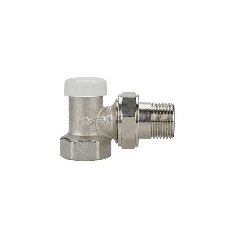 Клапан радиаторный VARMEGA VM10201 DN15 PN10 угловой настроечный G-1/2'' муфта-штуцер купить в Самаре | "Проконсим"