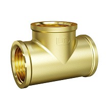 Тройники латунные DN 20-25 PN 40 муфта-муфта-муфта переходные LD Pride купить в Самаре | "Проконсим"