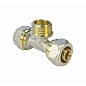 Тройник латунный для PEX труб 20-3/4''-20 PN 10 обжимной никелированный Valfex VF.333.N  купить в Самаре | "Проконсим"