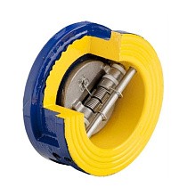 Клапаны обратные 2-створчатые DN 50-150 PN 16  чугунные створки межфланцевые Zetkama zCHE.407A купить в Самаре | "Проконсим"