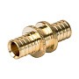 Муфта латунная для PEX-PEX труб 16х2,0-16х2,0 PN 16 ремонтная под надвижную гильзу MVI SF.322.04 купить в Самаре | "Проконсим"