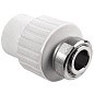 Муфта комбинированная ПП 20-3/4'' PN 25 с накидной гайкой белая РТП 10697 купить в Самаре | "Проконсим"