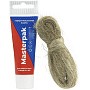 Набор уплотнительный паста +лён для воды, пара 25гр+ 7гр Masterpak