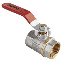 Краны латунные шаровые DN 15-50 PN 25 никелированные рычаг муфта-муфта MVI AquaHit BV.311.04 купить в Самаре | "Проконсим"