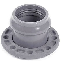 Патрубки НПВХ раструбные SDR26 DN 90-315 PN 10 с металлическим фланецем Хемкор купить в Самаре | "Проконсим"