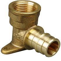 Угольники латунные для PEX труб DN 16-20 PN 10 под надвижную гильзу OP с внутренней резьбой ONE PLUS купить в Самаре | "Проконсим"
