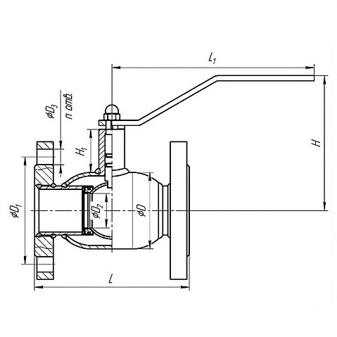 Краны стальные шаровые DN 50-100 PN 16-40 фланцевые под задвижку рычаг Temper купить в Самаре | "Проконсим" Краны стальные шаровые DN 50-100 PN 16-40 фланцевые под задвижку рычаг Temper купить в Самаре | "Проконсим"