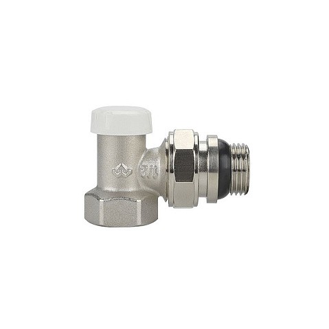 Клапан радиаторный VARMEGA VM10211 DN15 PN10 угловой настроечный G-1/2'' с уплотнением муфта-штуцер купить в Самаре | "Проконсим"