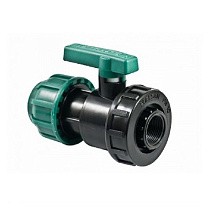 Кран шаровый ПЭ компрессионный комбинированный ВР DN 32-1/2'' PN 10 купить в Самаре | "Проконсим"