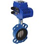 Затвор дисковый поворотный DN 50 PN 10(16) межфланцевый с диском из нержавеющей стали уплотнение-EPDM электропривод Э.Н-ЧФ-030 СИБЗТА купить в Самаре | "Проконсим"