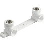 Угольник установочный двойной ПП 20-1/2'' PN 25 с внутренней резьбой белый VALFEX  купить в Самаре | "Проконсим"