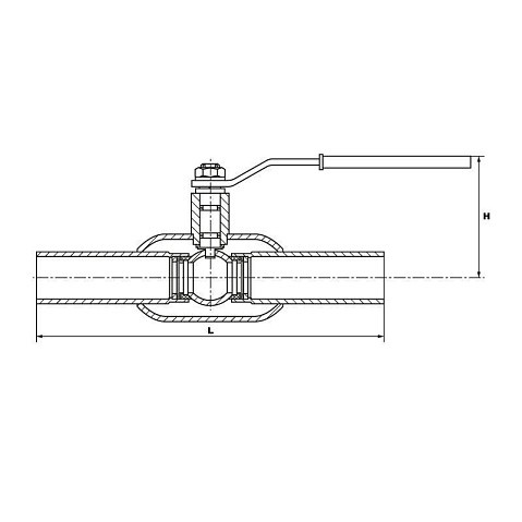 Краны стальные шаровые цельносварные DN 15-200 PN 25-40 приварные рычаг PR купить в Самаре | "Проконсим" Краны стальные шаровые цельносварные DN 15-200 PN 25-40 приварные рычаг PR купить в Самаре | "Проконсим"