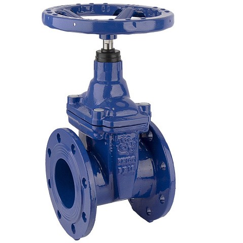 Задвижка чугунная DN 300 PN 16 с обрезиненным клином EPDM до 90гр. Рашворк 101-300-16 купить в Самаре | "Проконсим" (920150013)