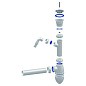 Сифон для умывальника Unicorn А310V, 40х40 прямой отвод, 1 1/2'' х40 чаша из нержавеющей стали с отводом для стиральной машины купить в Самаре | "Проконсим"