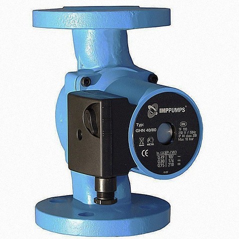 Насос циркуляционный с мокрым ротором GHNM 40-80 F220 210Вт 1х220В 3-скор. фланцевый PN10 120C IMP PUMPS купить в Самаре | "Проконсим"