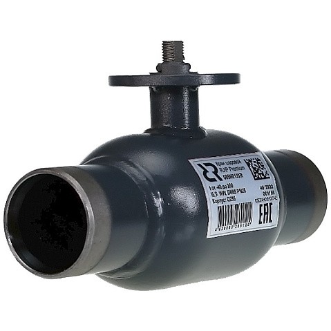 Кран стальной шаровой цельносварной DN 125-100 PN 25 стандартнопроходной приварной 315мм под электропривод RJIP-WW РИДАН 065N0147R купить в Самаре | "Проконсим"