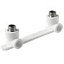 Угольник установочный двойной ПП 20-1/2'' PN 25 с наружной резьбой белый Pro Aqua PA280108P купить в Самаре | "Проконсим"