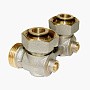 Узел нижнего подключения Vekotrim DN 15 PN 10 угловой двухтрубный 20-3/4'' под евроконус, муфта купить в Самаре | "Проконсим"