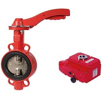 Затворы чугунные дисковые DN 50-300 PN 16 с электроприводом 220В диск из нержавеющей стали РАШВОРК купить в Самаре | "Проконсим"