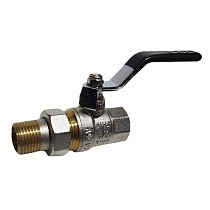 Краны латунные шаровые 11Б27п DN 15-50 PN 25-40 комбинированные рычаг американка SGL купить в Самаре | "Проконсим"
