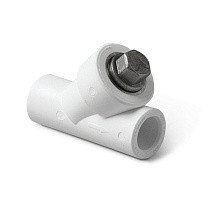 Фильтры сетчатые ПП 45гр. DN 20-40 PN 25 муфта-муфта белые Pro Aqua купить в Самаре | "Проконсим"