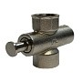 Кран латунный кнопочный КММ DN 15 PN 16 под манометр G1/2''-М20х1,5 без контрольного фланца муфта-муфта без рычага Пензапромарматура купить в Самаре | "Проконсим"
