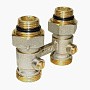 Узел нижнего подключения Vekotrim DN 15 PN 10 прямой двухтрубный 15-3/4'' с ниппелем, штуцер купить в Самаре | "Проконсим"