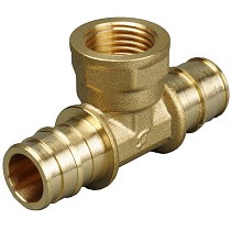 Тройники латунные для PEX труб DN 16-20 PN 10 под надвижную гильзу OP с внутренней резьбой ONE PLUS купить в Самаре | "Проконсим"