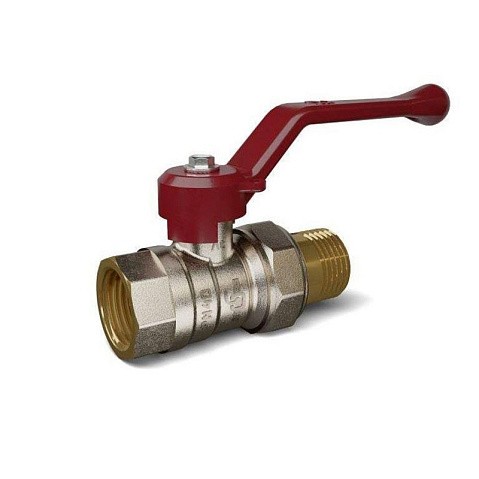 Краны латунные шаровые DN 15-32 PN 25-40 никелированные рычаг американка Temper серия 88 ГОСТ Р 59553 купить в Самаре | "Проконсим"