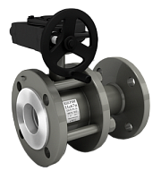 Краны стальные шаровые разборные 11с67п DN 50-150 PN 16 полнопроходные фланцевые под задвижку с редуктором LD купить в Самаре | "Проконсим"