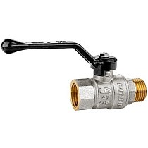 Краны латунные шаровые DN 15-50 PN 25-40 никелированные рычаг муфта-штуцер LD Pride 47.303 купить в Самаре | "Проконсим"