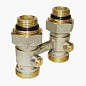 Узел нижнего подключения Vekotrim DN 15 PN 10 прямой двухтрубный 15-3/4'' с ниппелем, штуцер купить в Самаре | "Проконсим"