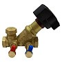 Клапан балансировочный STAD.BY-1-25, DN 25 PN 16 наклонный, латунный Kv 8,40 м3/ч с измерительными ниппелями, дренажный купить в Самаре | "Проконсим"