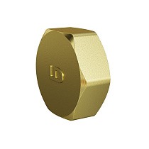 Заглушки латунные DN 15-50 PN 40 муфтовая LD Pride купить в Самаре | "Проконсим"