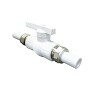 Краны шаровые ПП DN 20-32 PN 25 с двусторонним разъемным соединением белые Valfex купить в Самаре | "Проконсим"