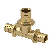 Тройники латунные для PEX-PEX труб DN 16-40 PN 16 переходные под надвижную гильзу РосТурПласт купить в Самаре | "Проконсим"